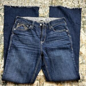 Ariat high rise flare 30R raw hem